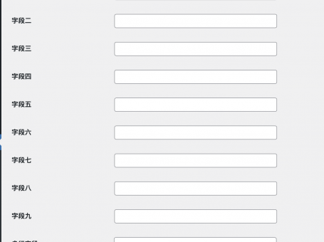 wordpress 不用插件自定义字段参数常规设置