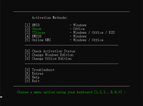 Microsoft Activation Scripts 激活脚本 (MAS) v3.0