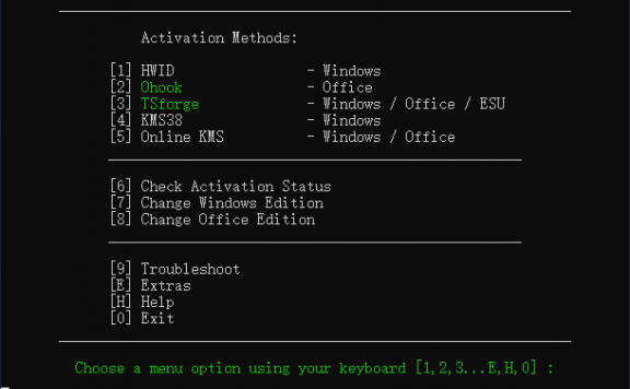 Microsoft Activation Scripts 激活脚本 (MAS) v3.0