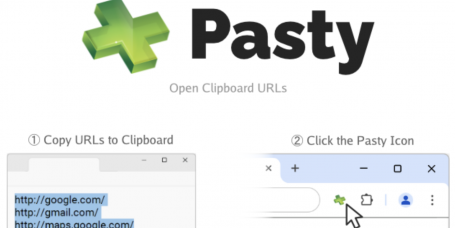 谷歌一次性批量打开网址插件-Pasty